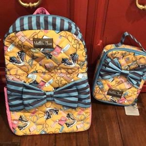 Matilda Jane backpack and lunchbox